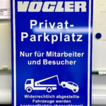 Hinweisschild in RA1 Qualität